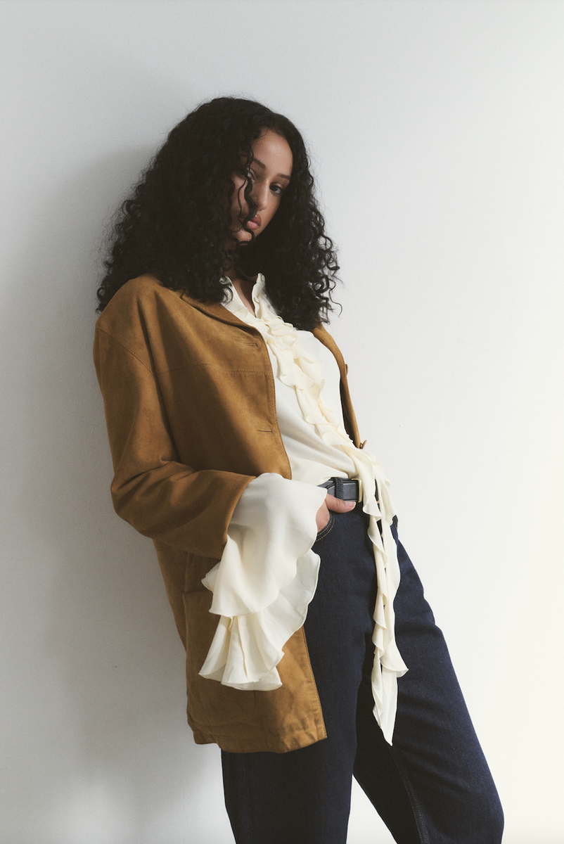 Camel Suede Jacket– Kasa-studios